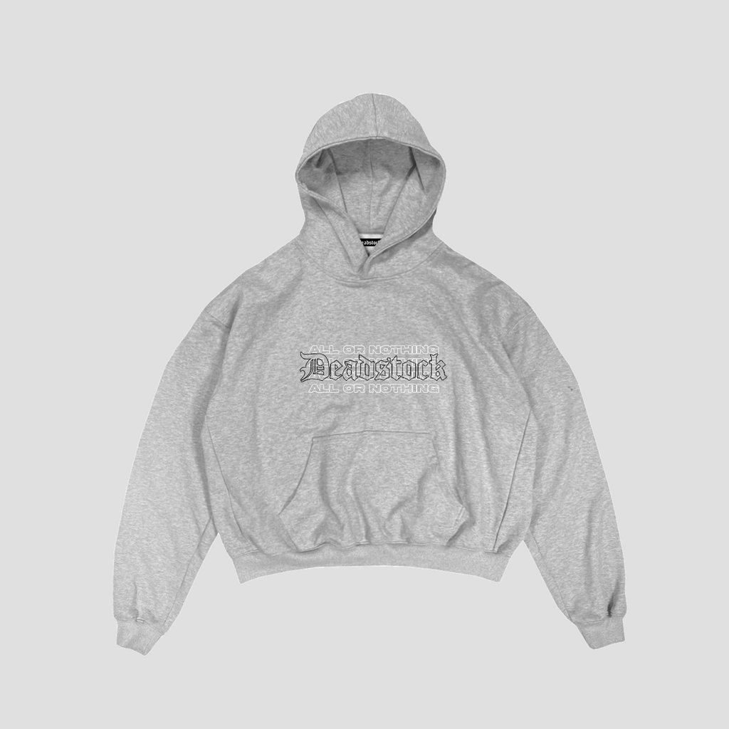 Deadstock Clo All or Nothing Hoodie Heather Grey