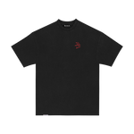 Load image into Gallery viewer, Deadstockclo tshirt with red DS print in left chest
